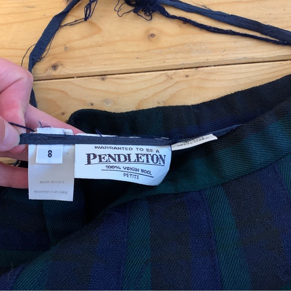 Wool Pendleton Midi Skirt - Picture 4 of 6